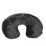 VIAGGI Inflatable U shape Travel Neck Pillow With Cover - Grey